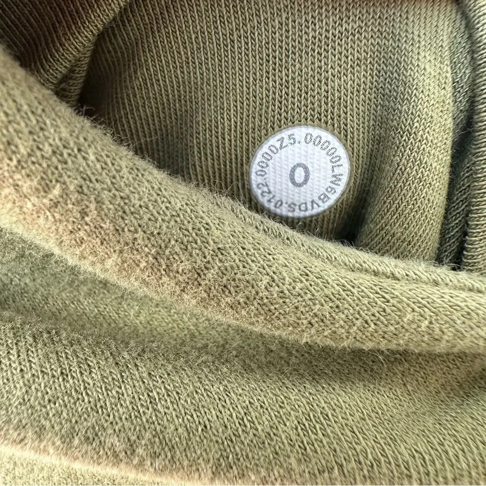 LULULEMON‎ Sweatpants Women 0 Loungeful High-Rise Wide Leg Crop Bronze Green 22”